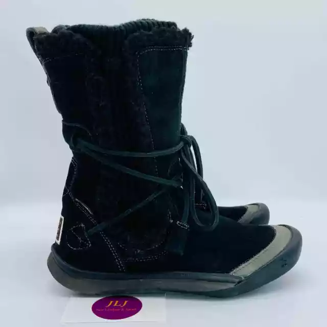 Cushe Women's IT Boot Cuff Waterproof Suede Faux Fur Winter Boots UW00332 Size 6