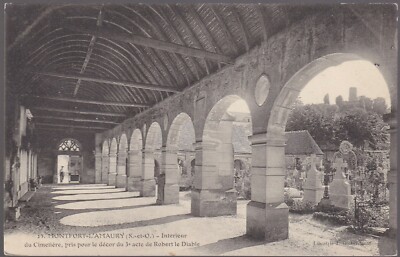 CPA/DEP 78/EGLISE DE MONTFORT porte de ancien cloître 