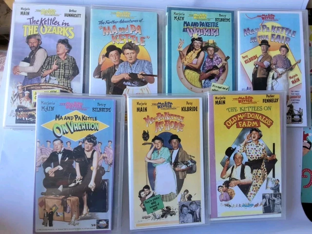 MA & PA Kettle VHS Lot NEW SEALED On Vacation + Back On The
