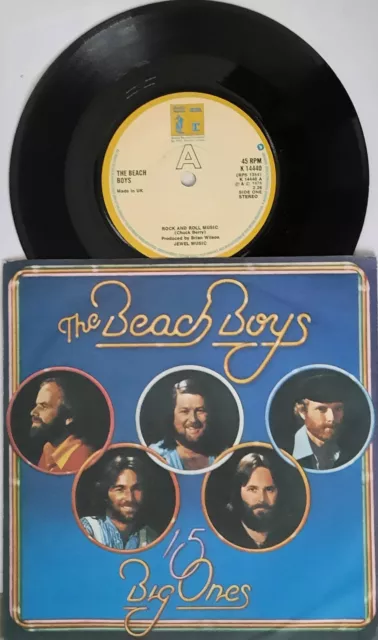 The Beach Boys-Rock & Roll Music/T.M.Song 7" UK Reprise Records P/S 1976