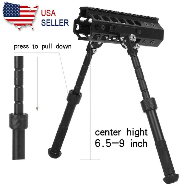 Hunting Tactical Bipod Quick Detach Mount 6.5-9" Adjustable For M-lok Rail Black Hunting Tactical Bipod Quick Detach Mount 6.5-9" Adjustable For M-lok Rail Black