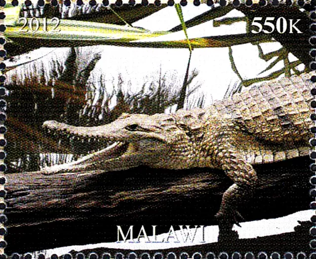 Malawi postfrisch MNH Tier Wildtier Krokodil Alligator Reptil Raubtier Fauna /34