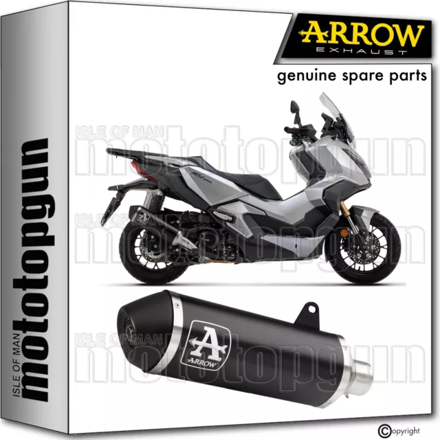 Arrow Exhaust Open Rc Urban Black Aluminium Honda Xadv X-Adv 350 2022 22 2023 23