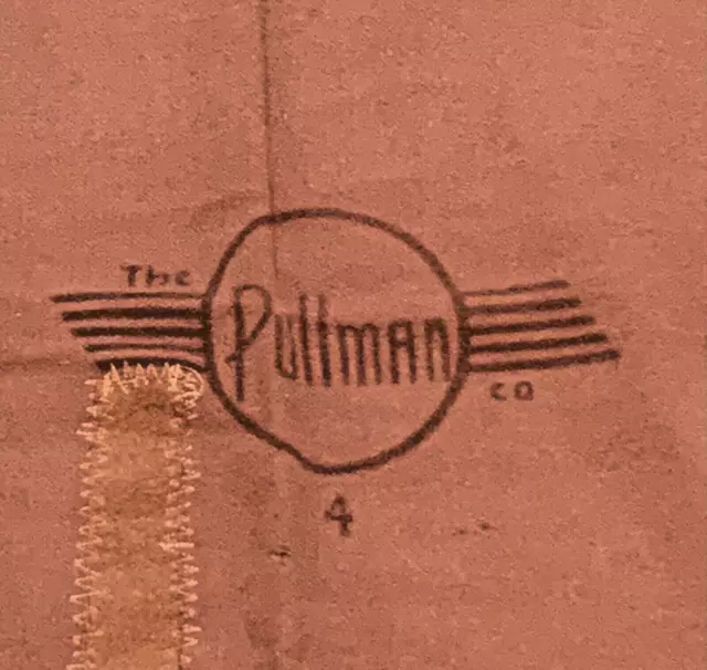 Vintage Original The Pullman Company Railroad 4 Passenger Blanket 81"x 58"