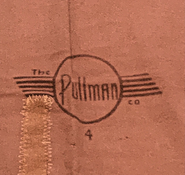 Vintage Original The Pullman Company Railroad 4 Passenger Blanket 81"x 58"