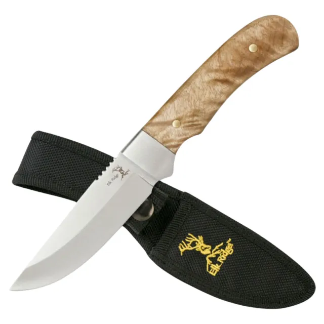 Elk Ridge Burl Wood Fixed Knife