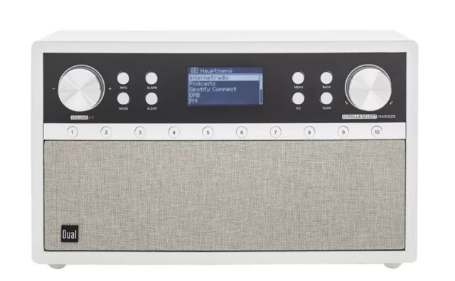 Dual Radio Station IR 105S Internetradio DAB+ UKW Bluetooth und Spotify Connect