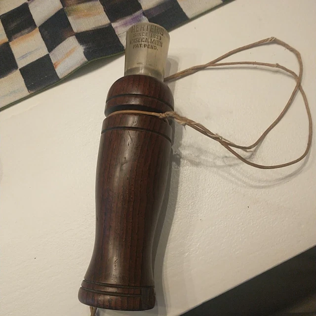 Vintage Herters Indian Glodo Duck Call Wood Made in USA Maseca Minn Vintage Herters Indian Glodo Duck Call Wood Made in USA Maseca Minn