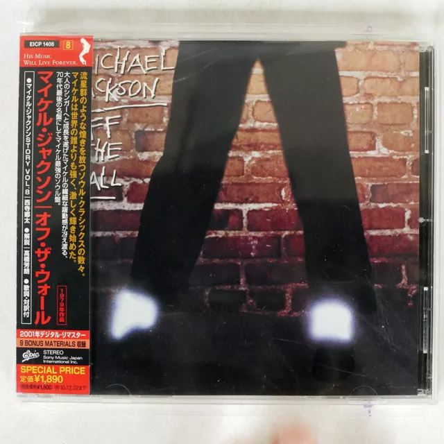 Michael Jackson Off The Wall Epic Eicp1408 Japón Obi 1Cd