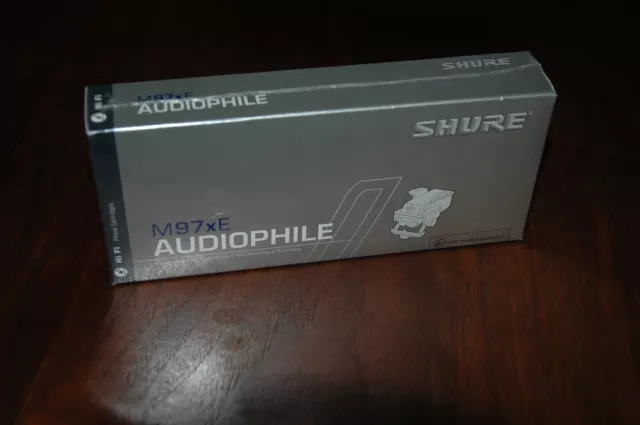 NOS Shure M97xE AUDIOPHILE STEREO PHONOGRAPH CARTRIDGE, FACTORY SEALED !