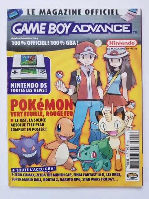 Le Magazine Officiel Game Boy Advance POKEMON Vert Feuille - Rouge Feu NINTENDO