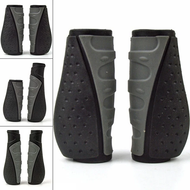 Poignées De Guidon Vélo En Caoutchouc 22mm - Lot De 2 - Pour Route, VTT, BMX