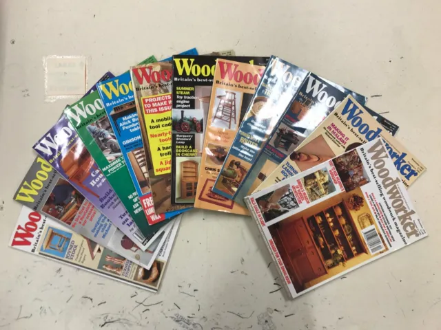 Woodworker magazine, 1993, 12 issues, job lot