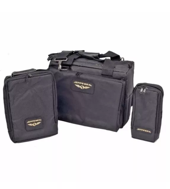 JEPPESEN AVIATOR FLIGHT BAG Customizable & Detachable Cases p/n 10001854