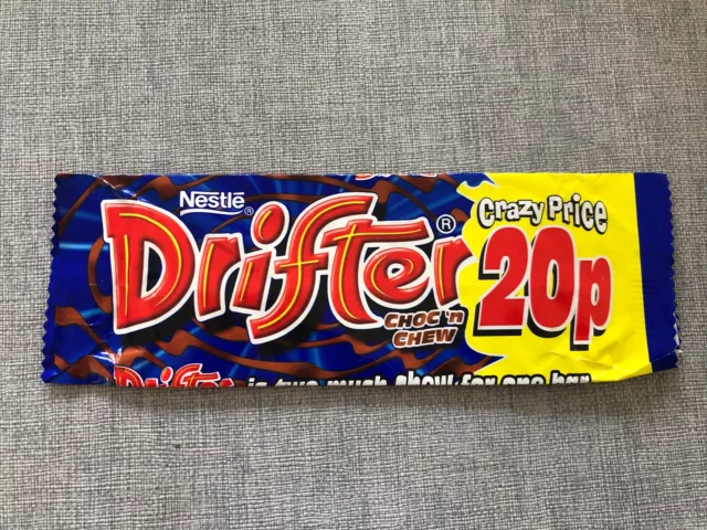 Vintage Nestle Drifter Chocolate Bar Wrapper 1996