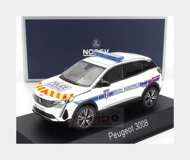 Peugeot 3008 Police Municipale 2023 – NOREV 1/43 (neuf, Réf 473949)