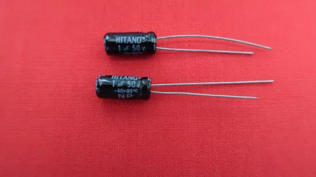 2 x Bipolar / Non-polarised  50v Radial Speaker Crossover Capacitors