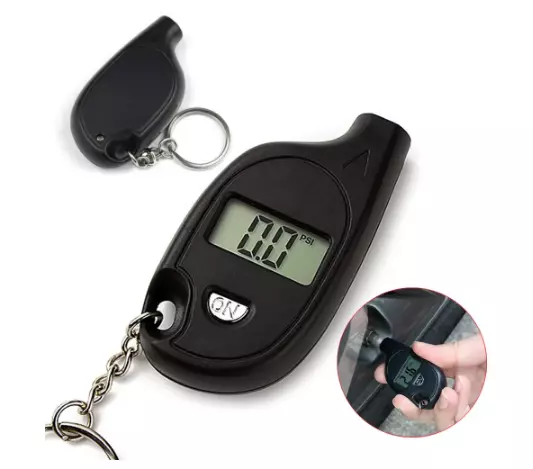 Tire Air Pressure Guage Digital Auto LCD Meter Tester Tyre Gauge for Car & Bike