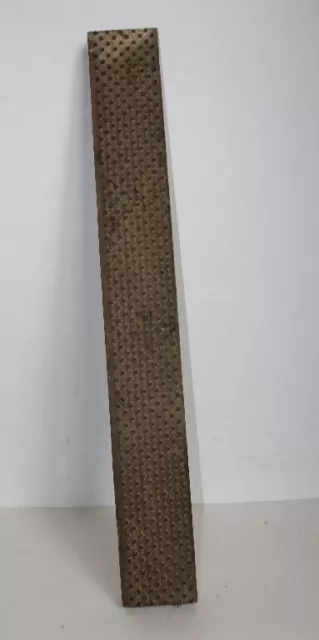 Antike 92 cm XXl-Blaudruck-Leiste /Blaudruck-Stempel/Wäschestempel/Stempel 1861