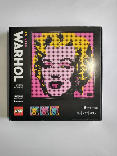 LEGO 31197 ART Andy Warhol Marilyn Monroe Wall Mosaic BNIB New & Sealed ...