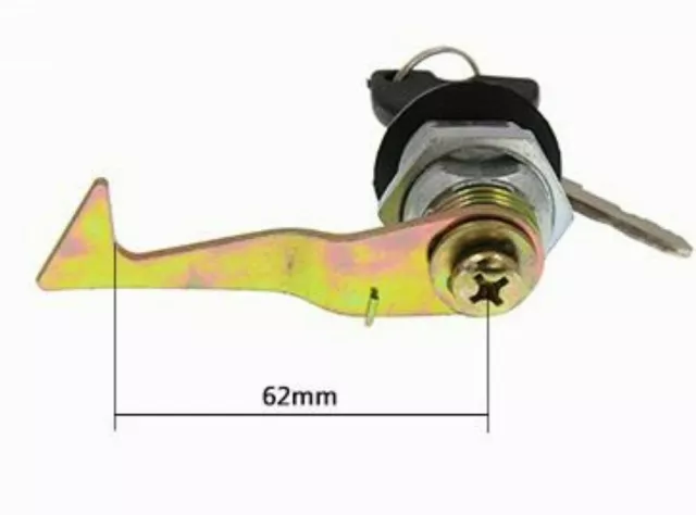 Ersatzschloss für Top Case 28L / 51L Scooter Trunk Replacement Lock Neu BE 2