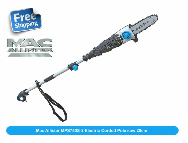 MAC ALLISTER MPS750S 2 Electric Corded 20cm Pole saw 750 W 47.99