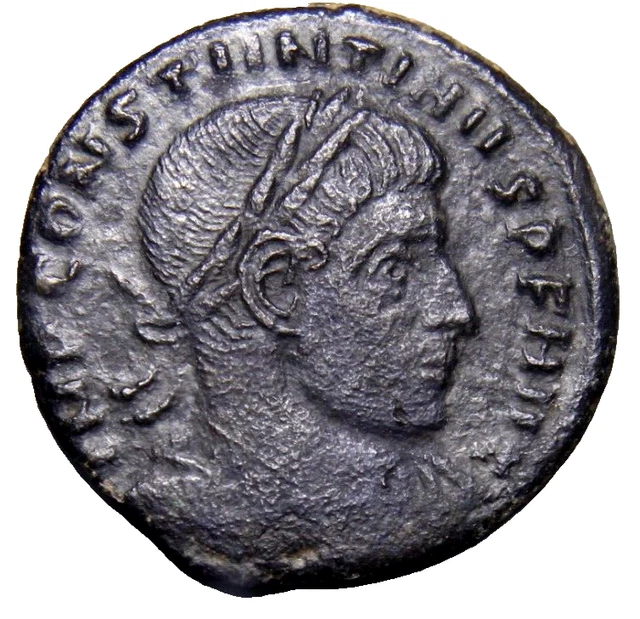 CERTIFIED Authentic Ancient Roman Coin EF  Constantine I Sol C S Rome wCOA