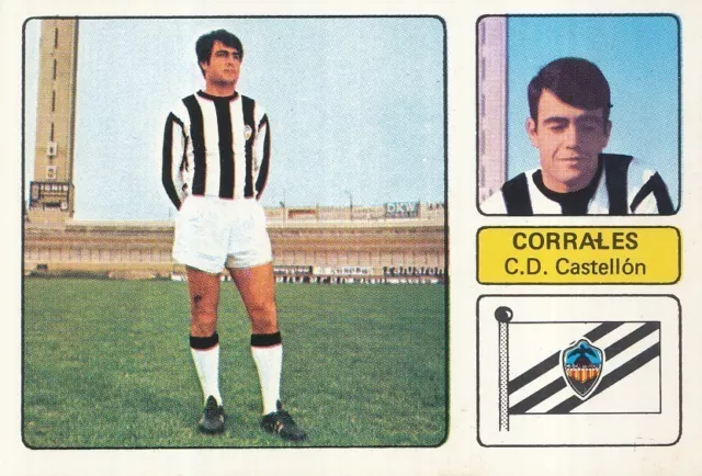 Manuel Corrales # Cd.castellon Cromo Card Campeonato De Liga 1973-74 Fher