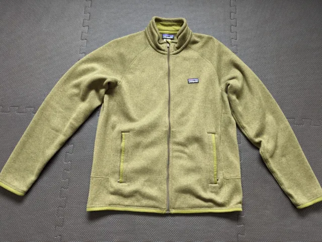 Patagonia Men's Better Sweater Fleece Jacket Olive Full Zip Size Medium