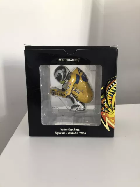 Minichamps Valentino Rossi Moto GP 2006 Yamaha Sitting Figurine. New & Boxed 2