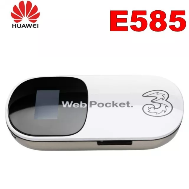 Unlocked Huawei E585 3G Mobile Hotspot HSDPA Router Pocket Wifi ModemOLED Screen 2