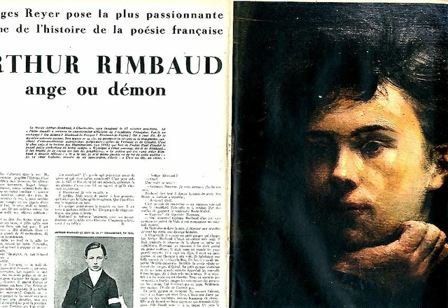 COUPURE DE PRESSE Clipping 1954 Arthur Rimbaud (10 pages) EUR 5,00