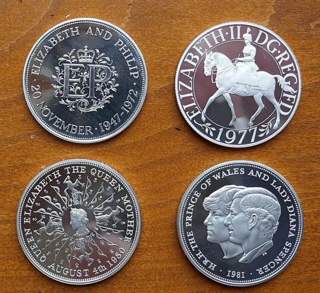 UK Silver Proof Crowns