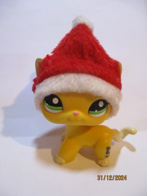 Figurine Littlest Pet Shop Hasbro - Chat Européen 2194 - Authentique - Occasion