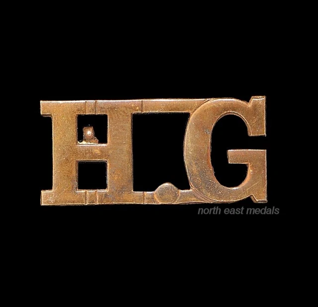 Home Guard 'HG' Shoulder Title Badge