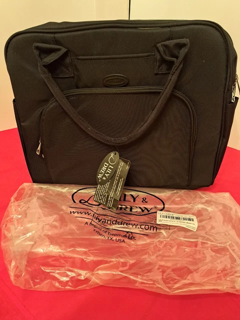 Lily & Drew Lightweight Travel Tote Crossbody Weekender Carry On 15.6" Laptop Ba