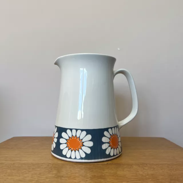 FIGGJO FLINT Pottery Norway DAISY Turi Gramstad Design JUG 4 1/4” 1960's B136