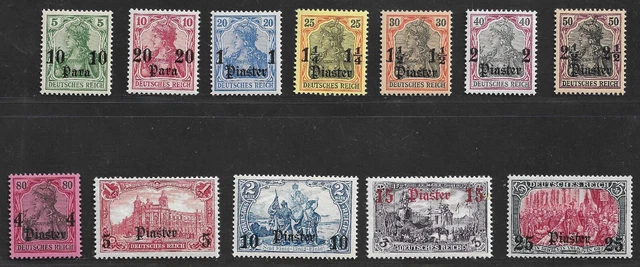 DP Türkei  Satz Minr. 24- 35 ** gepr. BPP  Mi.: 1500 Euro