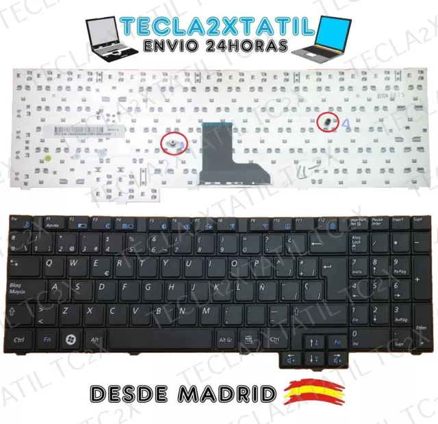 Teclado para portátil SAMSUNG R517 R523 R528 R530 R540 P580 R618 R620 R719 sp