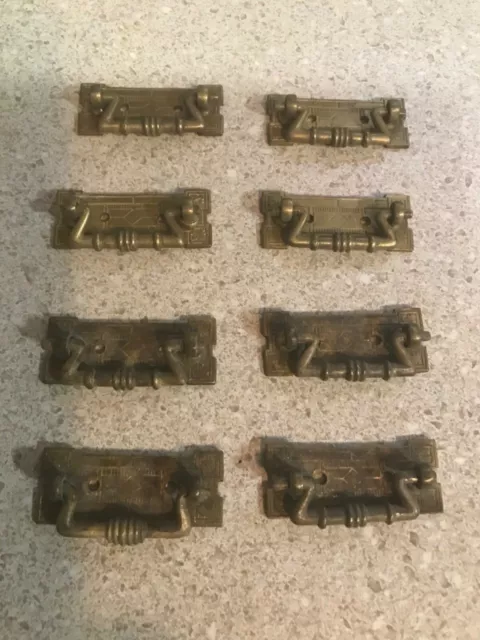 Extremely RARE MINIATURE VICTORIAN  EASTLAKE SET Period OLD PULLS!
