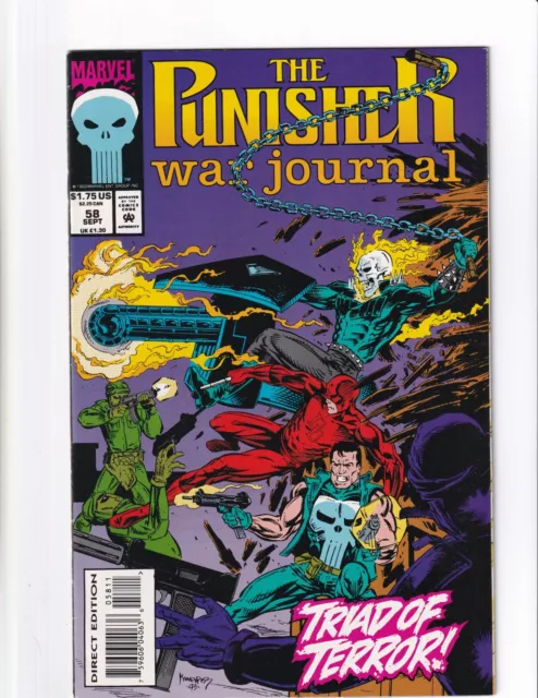 The Punisher War Journal #58, Vol. 1 (Marvel Comics, 1993)  Bag/Boarded -01