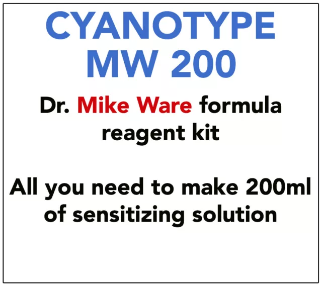 Dr MIKE WARE FORMULA CYANOTYPE KIT  -   FOR  200-300 ml SENSITIZER SOLUTOIN