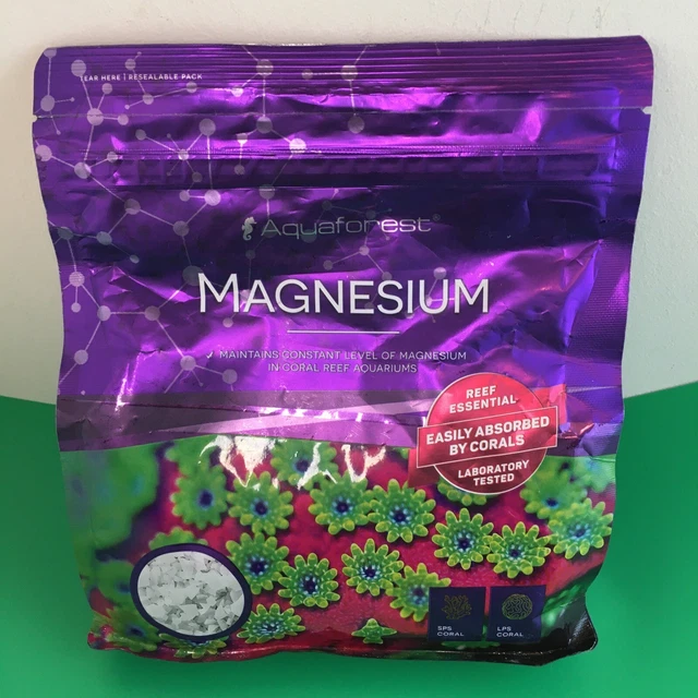 AQUAFOREST MAGNESIUM 750g MAINTAINS Mg LEVEL CORAL REEF MARINE AQUARIUM TANK