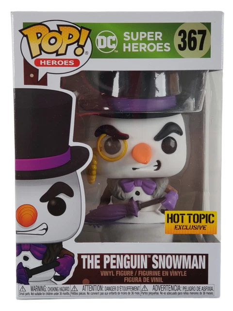 Funko Pop! DC Heroes Christmas Penguin Snowman Hot Topic Exclusive #367