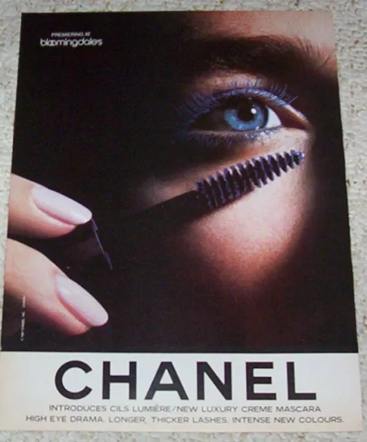 1987 PRINT AD - Chanel Beauty Cosmetics vintage magazine page ADVERT  Clipping $6.99 - PicClick