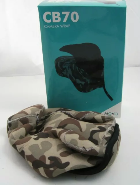 MOVO CB70 DSLR Camouflage Neoprene Soft Pouch Camera Case - Camo Camera Wrap -