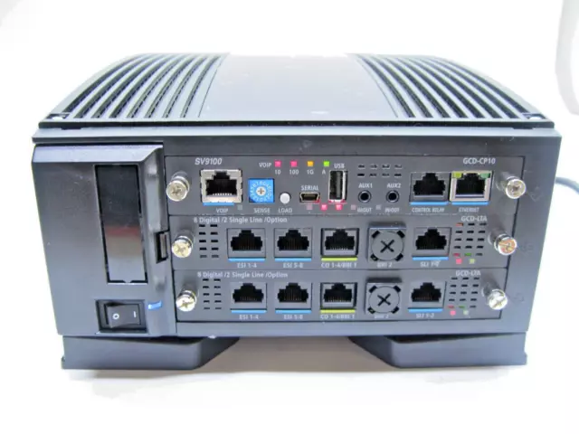 Nec Sv9100 (2X) Gcd-Lta 8 Port Digital Station W/ Gcd-Cp10 Main Processor T9-C12