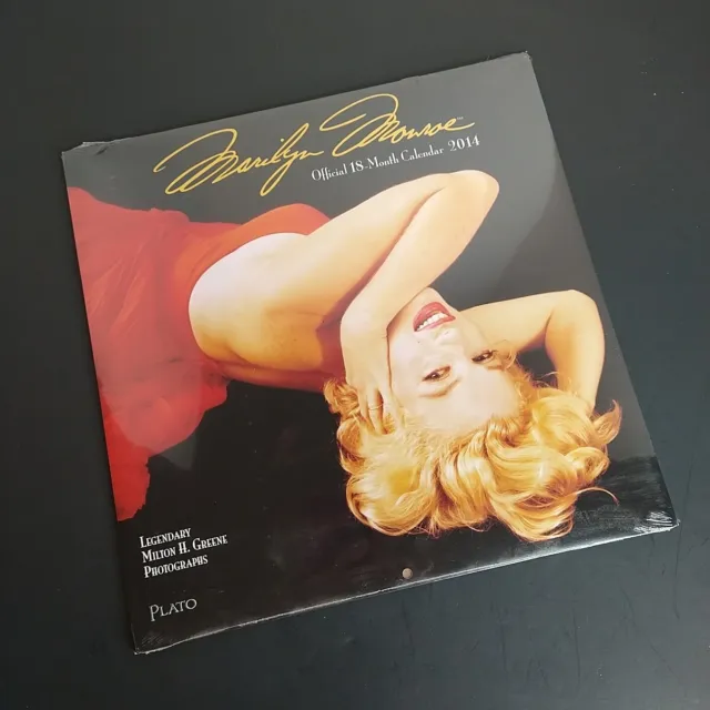 New: MARILYN MONROE 18 Month Wall Calendar, 2014, Factory Sealed, 12" by 12"