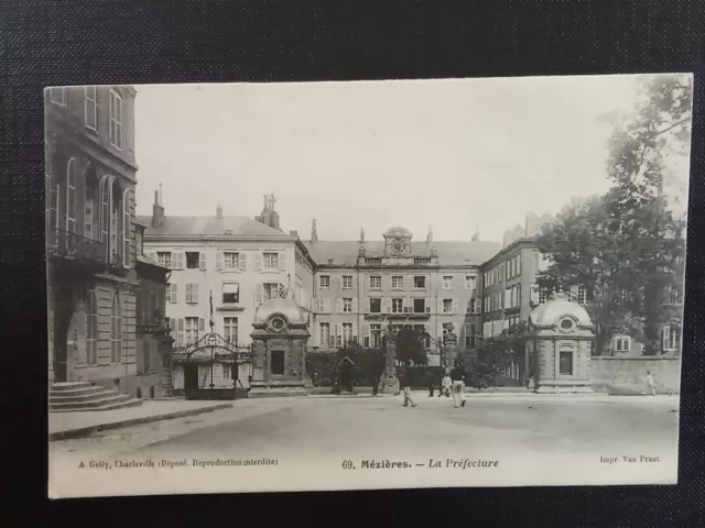 CPA, Mézières (08) la Préfecture 1904, avant réunification avec Charleville