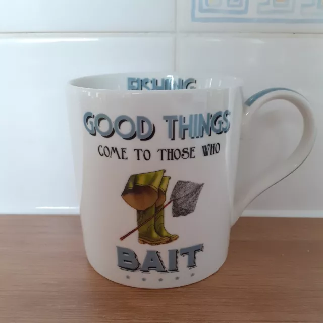 GOOD THINGS COME To Those Who Bait Fishing Mug £4.00 - PicClick UK
